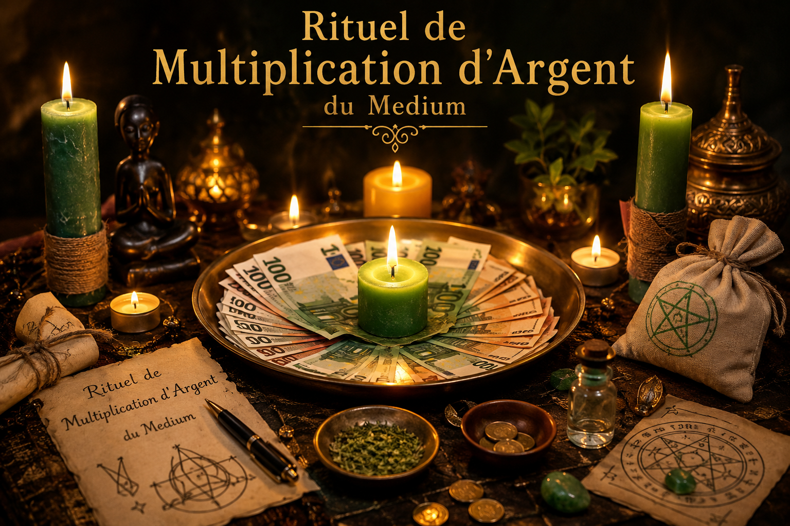Rituel de Multiplication d'Argent du Medium AWOYO
